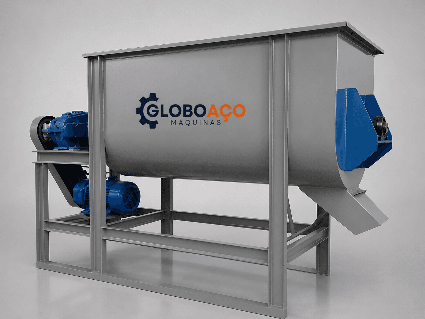 Misturador Horizontal de Ração e Sal Mineral - 500 kg